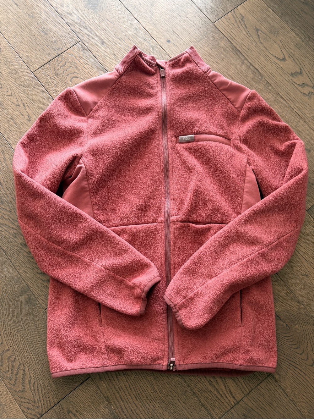 💕Figs On-Shift Fleece Jacket Mauve XXS